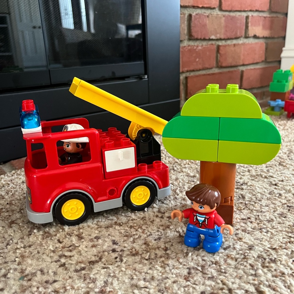 Firetruck duplo lego set